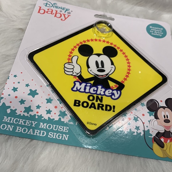 Disney Mickey Mouse On Board Sign - Picture 2 of 3